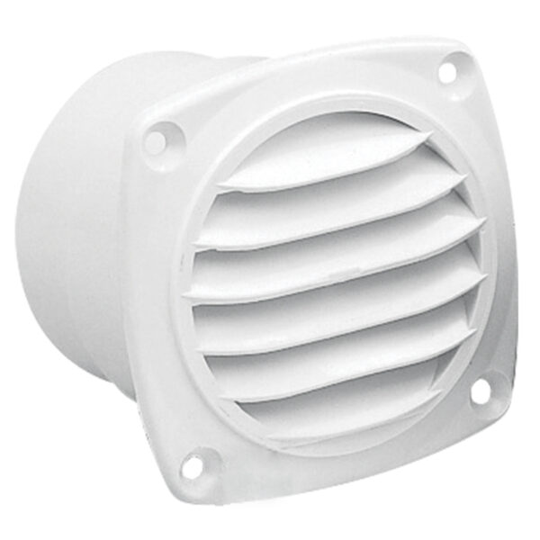 VENTILATION SHAFT GRILLES,W/GASKET,60MM,WHITE