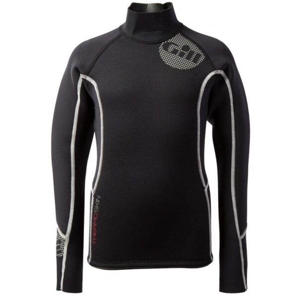 JUNIOR THERMOSKIN TOP, MUSTA