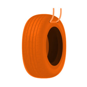 TÖRMÄYSSUOJA ORANSSI HALK.60CM