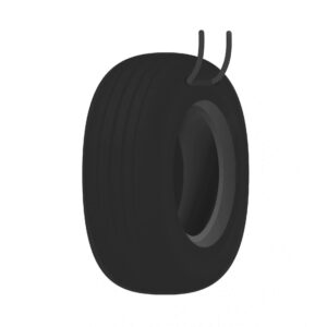 TÖRMÄYSSUOJA MUSTA HALK.60CM