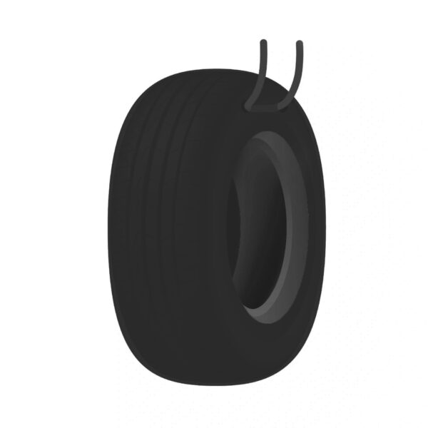 TÖRMÄYSSUOJA MUSTA HALK.60CM