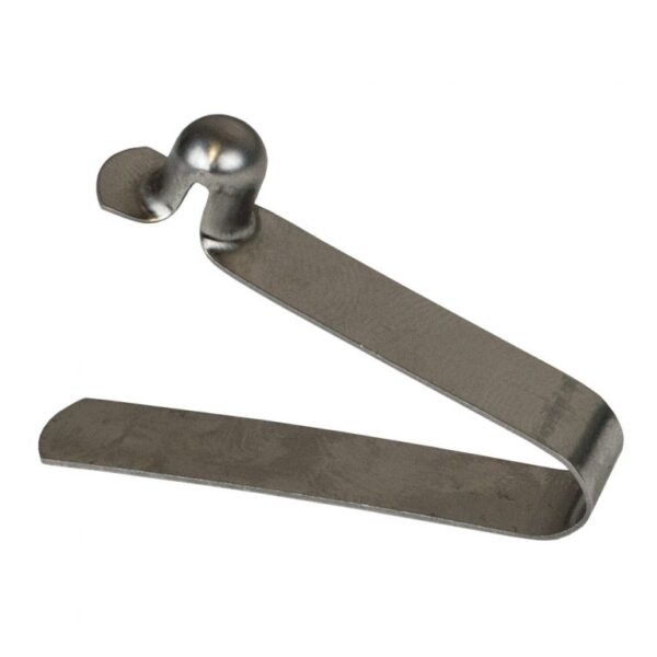 PUSH BUTTON WHEEL LOCK STAINLESS STEEL