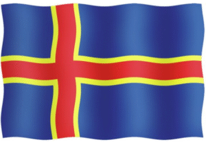 KOHTELIAISUUSLIPPU AHVENANMAA 23X35cm