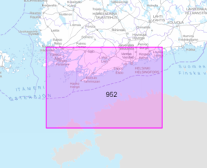 Yleiskartta 952 Läntinen Suomenlahti