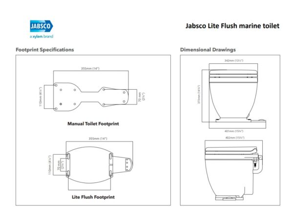 LITE FLUSH TEKNISET TIDEOT