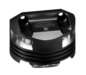 LOPOLIGHT  3NM 225° WHITE, MASTHEAD + DECKLIGHT BLACK