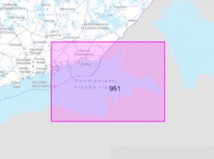 Yleiskartta 951 Itäinen Suomenlahti, Östra Finska Viken