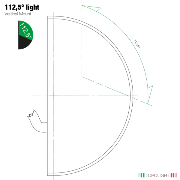 Lopolight 2nm 112,5° vihreä - Image 2
