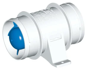 RULE IN-LINE MOOTTORITILAN TUULETIN, 12V, 3 TUUMAA, 140CFM