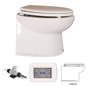 JABSCO WC DELUXE FLUSH 14", SUORA, SOLENOID, 24V