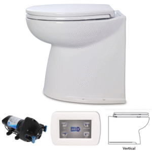 JABSCO WC DELUXE FLUSH 17", SUORA, PUMPPU, 12V