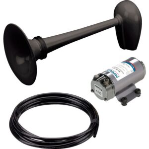 PW2-BN ÄÄNITORVI MUSTA 12V