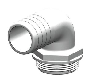 TRUDESIGN LETKULIITIN 1 1/2' 90 ASTETTA 38MM VALKOINEN