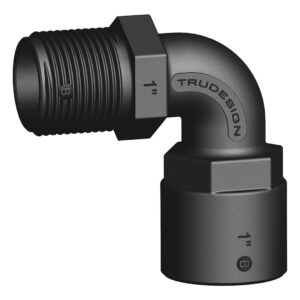 TRUDESIGN KULMALIITIN UROS/NAAARAS 1' KIERTEILLÄ 90 ASTETTA