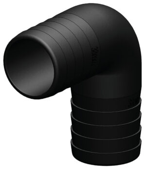 TRUDESIGN MUSTA KULMAYHDE 90° 38MM