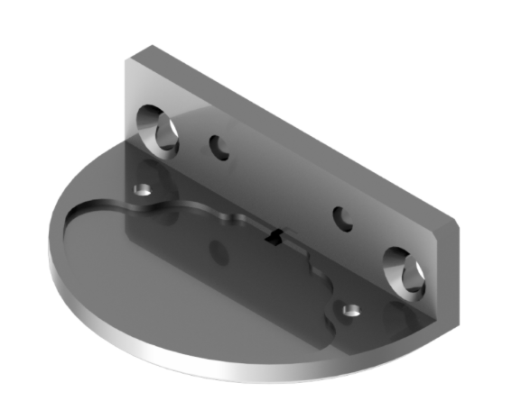 Lopolight Mounting plate vert sidelights X01