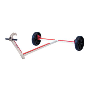 Optiparts kärry Durastar-Lite-pyörillä ja Bow Wow -lukolla