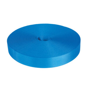 Optiparts polyesterihihna Optipartsin kellukepusseille, sininen, 50 m rulla (per metri)