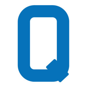 Optiparts purjenumero 30,5 cm, sininen, kirjain Q