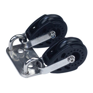 Optiparts Laser / ILCA kaksoissilmukkalevy Harken 29 mm plokeilla