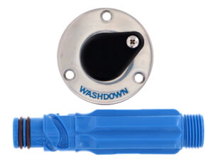 Jabsco 31911-0000 ruostumaton pesuriletkun liitin, GHT