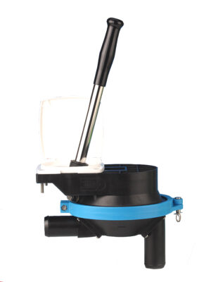 Jabsco 29250-0000 Amazon käsikäyttöinen kalvopilssipumppu, kansiasennus, 50 l/min, 1"