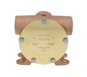 Jabsco 6400-0004 moottorin jäähdytyspumppu, 1 1/4" NPT, jalusta, neopreenisiipipyörä, koko 200