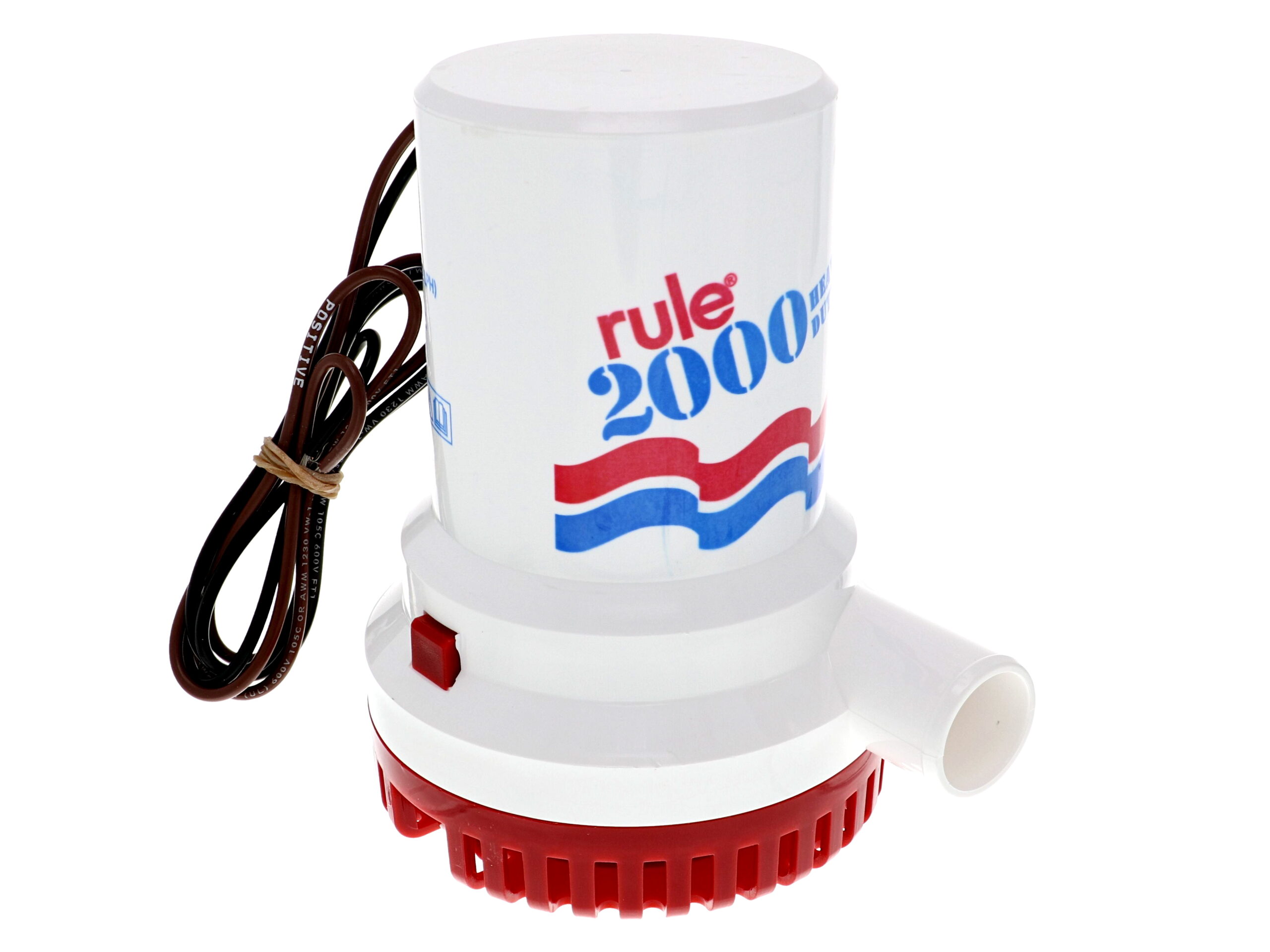 Rule 2000 Standard pilssipumppu, 126 l/min, 12V